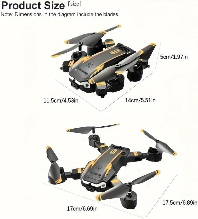 Drone with Camera,1080p HD FPV Foldable Remote Control Drone,360° Flips.