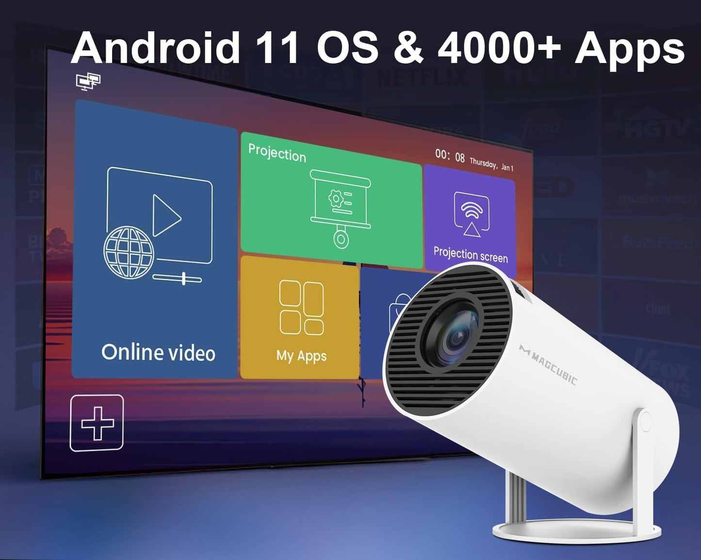 Portable Projector 4K