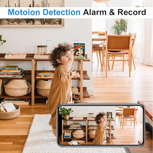 USB Charger Camera - WiFi Small Camera - Full HD 1080P Mini Wireless Nanny Cam - 140 Degree Wide Angle for Discreet Indoor Security