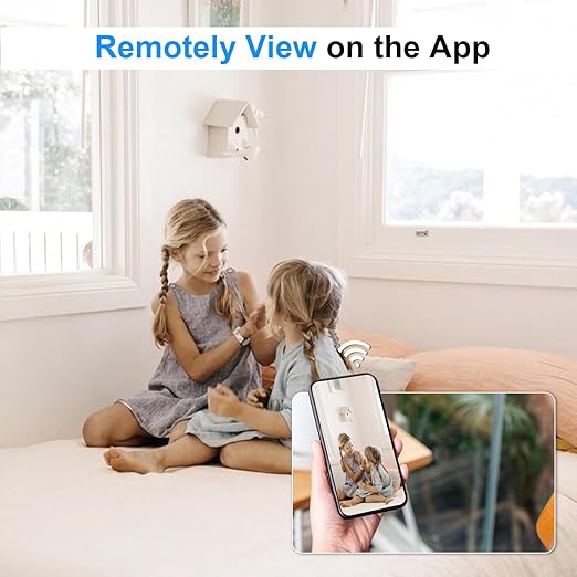 USB Charger Camera - WiFi Small Camera - Full HD 1080P Mini Wireless Nanny Cam - 140 Degree Wide Angle for Discreet Indoor Security