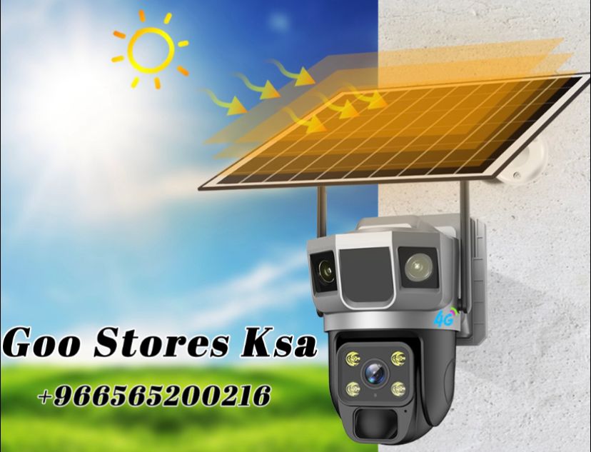 4K Solar Security Cameras Wireless Outdoor, 2.4g & 5g WiFi PTZ Camera Battery Powered, 360°View Home Security Systems with Color Night Vision, Spotlight Siren, PIR Sensor, IP66