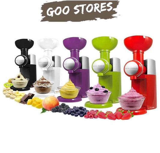 Ice Cream Machine Multifunctional Household Automatic 160W 1000ml Big Capaicty Mini DIY Slush Fruit Dessert Maker