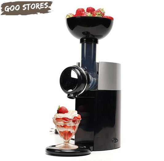 Ice Cream Machine Multifunctional Household Automatic 160W 1000ml Big Capaicty Mini DIY Slush Fruit Dessert Maker