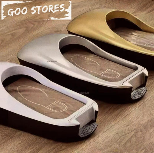 FURLOU Fully Automatic Shoe Cover Machine Household Disposable Shoe Film Machine, Portable Shoe Foil Machine with 3 Roll Shoe Membrane, Waterproof and Dustproof, for Indoors, Hospital, Shop And Office