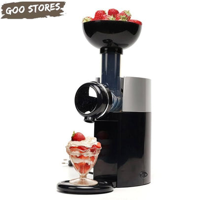 Ice Cream Machine Multifunctional Household Automatic 160W 1000ml Big Capaicty Mini DIY Slush Fruit Dessert Maker