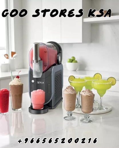Ninja SLUSHi Professional Frozen Drink Maker with RapidChill Technology, 88 oz. Frozen Drink & Slushie Machine, 2 Preset Programs, Frozen Margaritas, and More, Premium Accents, Teal, FS299